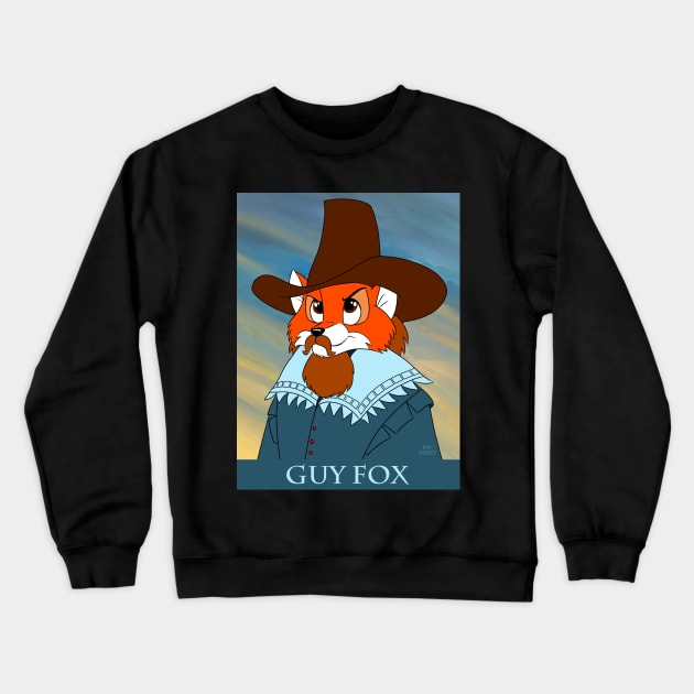 Guy Fox Crewneck Sweatshirt by Tim_Kangaroo